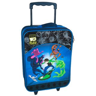 Trolley Suitcase Bag Holiday Kids Ben10 Cartoon Network Boys NEW