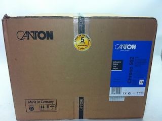 Canton Chrono 502 High Quality Speaker (Black) in box Made in Germany