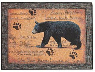 Animal Instincts ~ American Black Bear Tapestry Placemat