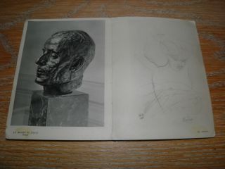 Auguste Rodin 1840 1917   Henri Martinie   French Press 1952