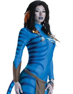 Avatar Neytiri Blue Jumpsuit Sexy Womens Licensed Halloween Costume