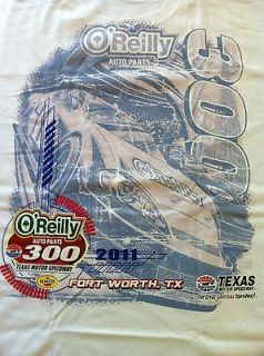 NASCAR 2011 OREILLY AUTO PARTS 300 @ TEXAS Event T shirt SIZE XL