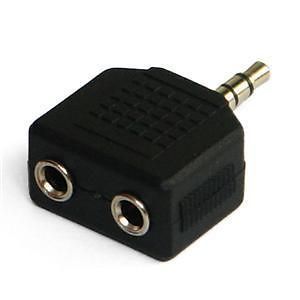 5mm Stereo Audio Headphone Jack to 2 RCA Splitter Adapter Connector