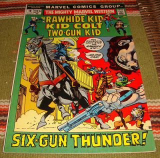 The Mighty Marvel Western #18 F VF Condition Rawhide Kid Kid Colt Two