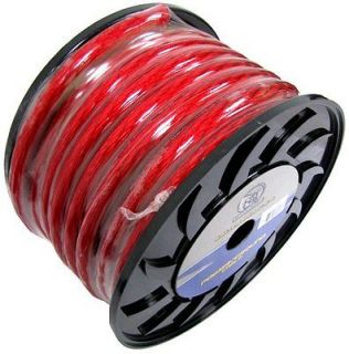 Total 8 Gauge 50 BLACK and 50 RED Car Audio Power Ground Wire Cable