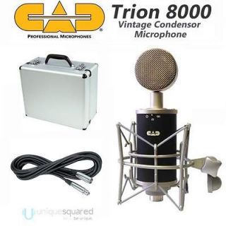 CAD Trion 8000 Multi Pattern Studio Tube Condenser Mic w/ Shockmount