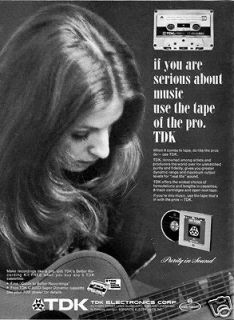 Electronics C 60SD Super Dynamic Pro Recording Tape Vintage Print Ad