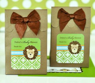 Birthday Cakes on Jungle Safari Theme Baby Shower Birthday Candy Boxes Bags Favors