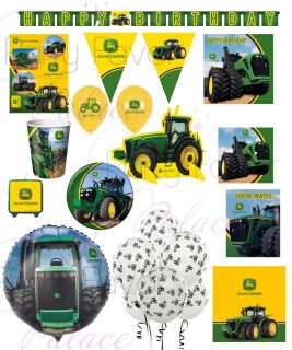 Deere Tractor Birthday Party Baby Shower Retirement Party Supplies