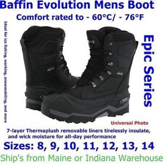 BAFFIN EVOLUTION MENS BOOTS EPIC SERIES SIZES 8 9 10 11 12 13 14