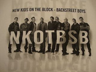 Backstreet Boys New Kids On The Block Concert Tour 2011 Graphic Print