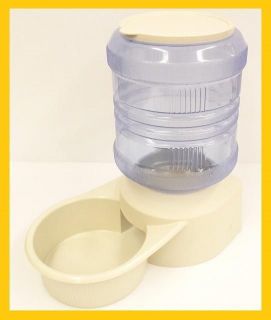 LARGE DELUXE★AUTOMATIC★ 16LB CAPACITY DOG FEEDER DISH, JUG