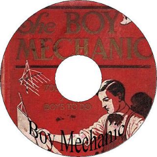 Boy Mechanic Vintage Books 800   1000 things For Boys To Do CD Popular