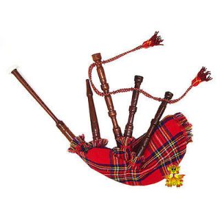 ROYAL STEWART CHILDRENS PLAYABLE TOY BAGPIPES