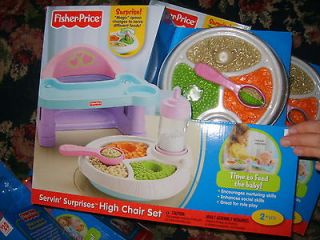 Price Servin High Chair Set baby food preschool toy kitchen mom