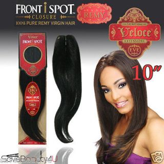 10 Veloce Front i Spot Closure 100% Pure Remy Virgin Hair Weaving