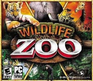 Wildlife Zoo Animal Plant 3D Tycoon SIM Game PC XP NEW