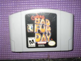 Newly listed ***CONKERS BAD FUR DAY N64 NINTENDO 64 GAME***