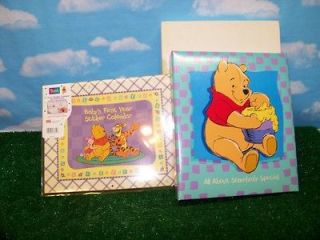 Hallmark BBA3607 Disney Pooh Baby Album with 1st Year Sticker Calender