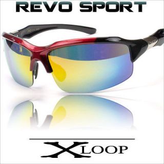 Loop Sunglasses Lightweight Sports Shades Sunnies Revo Style Lens