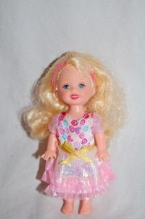 1994 Mattel Kelly Happy Birthday Barbie Kelly Doll Blonde Barbie