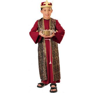 THREE WISE MEN GASPAR DELUXE COSTUME CHILD LARGE *NEW*
