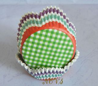 purple petals cupcake liners baking paper cup muffin case wrapper