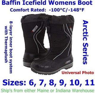 BAFFIN ICEFIELD LADIES WOMENS BOOTS ARCTIC SERIES SIZES: 7 8 9 10 11