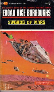 Edgar Rice Burroughs Swords of Mars 1964 Ballantine Books