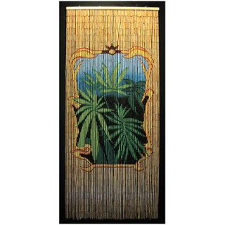 MARIJUANA LEAVES Door Bamboo Curtain   NIB   2085
