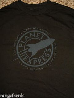 Futurama Cartoon Tv Show Planet Express Logo T Shirt