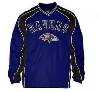 Baltimore Ravens Official NFL Slotback Pullover Jacket S M L XL XXL
