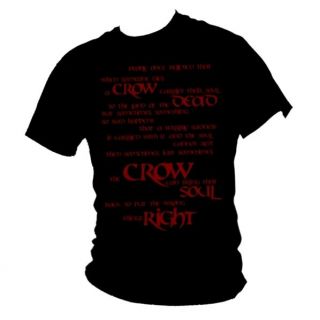 Bandon Lee   The Crow  Crow carries the soul   Gothic Film quote t