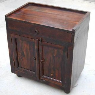 Wood Storage Drawer Kitchen Cabinet Side End Table Nightstand NEW