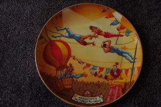 Ringling Bros & Barnum & Bailey Circus Plate Aerialists Artist