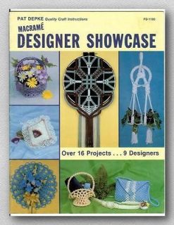 SHOWCASE~Patte rn Book~GEOMETRIC WALL HANGING~CANIST ERS~BASKETS