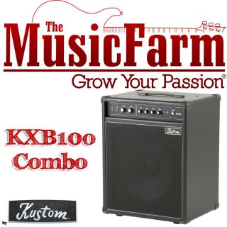 Kustom KXB100 100W 1x15 Bass Guitar Combo Amp