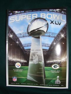 NEW GREEN BAY Packers NFL Super Bowl XLV (45) Program No Barcode