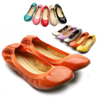Shoes Ballet Flats Loafers Basic Light Low Heels Enamel Multi Colored