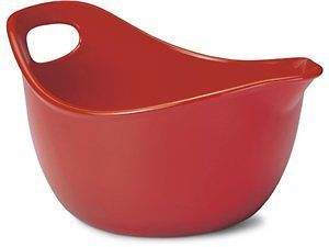 Rachael Ray 3 qt. Stoneware Mixing Bowl, Red 5318