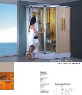 Enclosure Cabinet Wet / Dry Steam Infrared Sauna Cabinet Enclosure