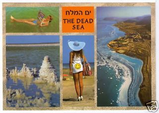 Dead Sea Minerals & Salt Postcard, Vacation & Health Care in Israel