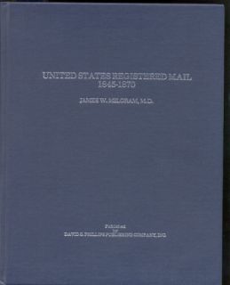USA LETTER REGISTERED MAIL 1845 1870 by Milgram 1998