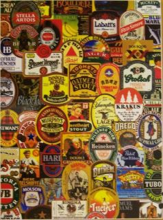 Jigsaw puzzle Entertainment So Many Beers montage 1000 piece NEW