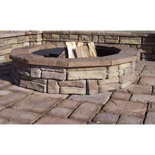 Natural Concrete Products Outdoor Firepit Natura​l Stone Look Random