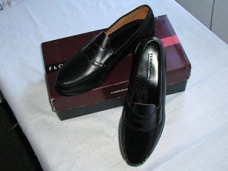 CABOT Penny Loafer Black mens size 11.5 D Shoe berkley 12012 001