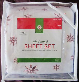 snowflake flannel sheets in Bedding