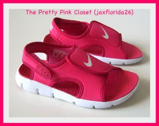 Nike Kids Sunray Adjust Pink Water Sandals Shoes Toddler Sizes NEW