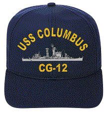 USS COLUMBUS CG 12 Direct Embroidered CapU.S. NavyNEW