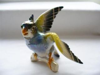 1950s Jema Ware   Holland   Lustre Ware Parrot Figurine